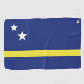 Serviette De Golf Drapeau de Curaçao (Horizontal)
