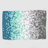 Serviette De Golf Drapeau de fierté abstrait pixelisé tripant Frayro (Horizontal)