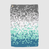 Serviette De Golf Drapeau de fierté abstrait pixelisé tripant Frayro (Devant)