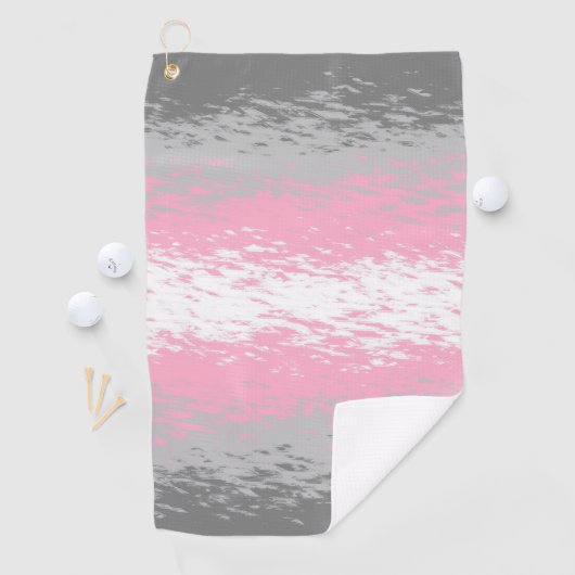 Serviette De Golf Drapeau de fierté demifille abstrait (En situation)