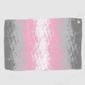 Serviette De Golf Drapeau de fierté demifille abstrait (Horizontal)
