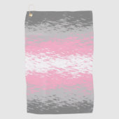 Serviette De Golf Drapeau de fierté demifille abstrait (Devant)