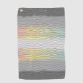 Serviette De Golf Drapeau de fierté Demifluid Abstrait Groovy Boho T (Devant)