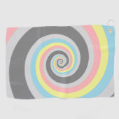 Serviette De Golf Drapeau de fierté Demiflux Abstrait (Horizontal)