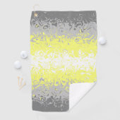 Serviette De Golf Drapeau de fierté demigenre abstrait (En situation)