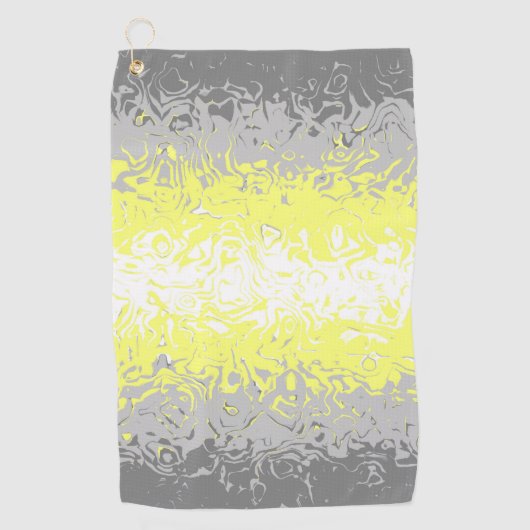 Serviette De Golf Drapeau de fierté demigenre abstrait (Devant)
