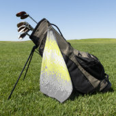 Serviette De Golf Drapeau de fierté demigenre abstrait (Vert)