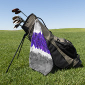 Serviette De Golf Drapeau de fierté Greygender Boho Géométrique Mod (Vert)