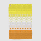 Serviette De Golf Drapeau de fierté Maverique Abstrait Funky Géométr (Devant)