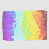 Serviette De Golf Drapeau de fierté Neurogender abstrait (Horizontal)
