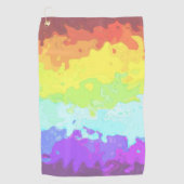 Serviette De Golf Drapeau de fierté Neurogender abstrait (Devant)