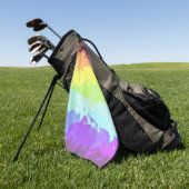 Serviette De Golf Drapeau de fierté Neurogender abstrait (Vert)