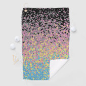 Serviette De Golf Drapeau de fierté polygender pixelisé funky tripan (En situation)