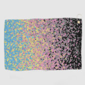 Serviette De Golf Drapeau de fierté polygender pixelisé funky tripan (Horizontal)