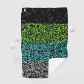 Serviette De Golf Drapeau de fierté Quioromantique Abstrait (En situation)