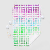 Serviette De Golf Drapeau de fierté Toric abstrait boho éclectique G (En situation)