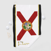 Serviette De Golf Drapeau de Floride (En situation)