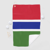 Serviette De Golf Drapeau de Gambie (En situation)