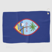 Serviette De Golf Drapeau de Guam (Horizontal)
