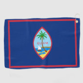 Serviette De Golf Drapeau de Guam  (Horizontal)