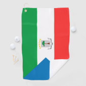 Serviette De Golf Drapeau de Guinée équatoriale (En situation)