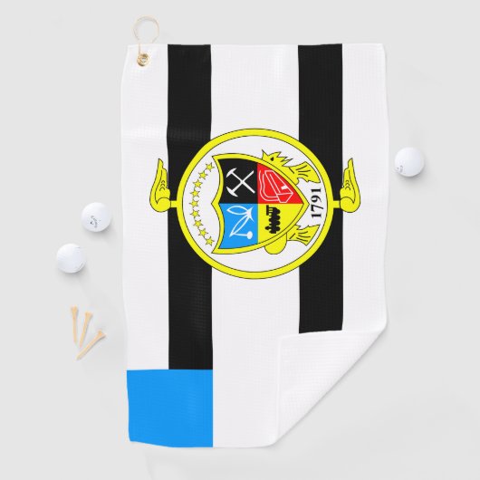 Serviette De Golf Drapeau de Knoxville, Tennessee (En situation)