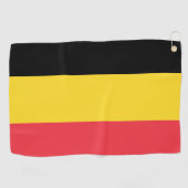 Serviette De Golf Drapeau de la Belgique (Horizontal)