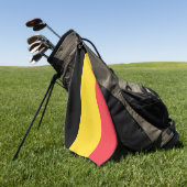Serviette De Golf Drapeau de la Belgique (Vert)