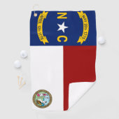 Serviette De Golf Drapeau de la Caroline du Nord (En situation)