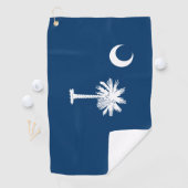 Serviette De Golf Drapeau de la Caroline du Sud (En situation)