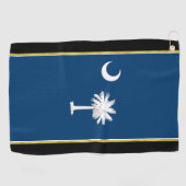 Serviette De Golf Drapeau de la Caroline du Sud (Horizontal)