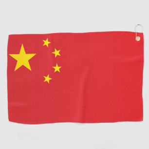 Serviette De Golf Drapeau de la Chine