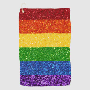 Serviette De Golf Drapeau de la Fierté arc-en-ciel LGBT Parties scin