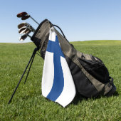 Serviette De Golf Drapeau de la Finlande (Vert)