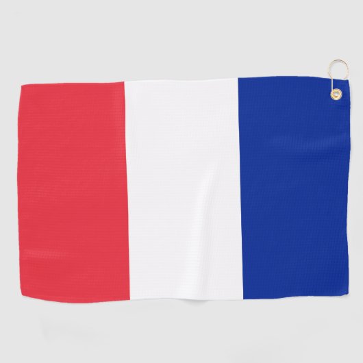 Serviette De Golf Drapeau de la France (Horizontal)