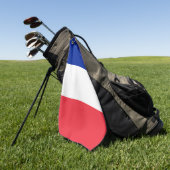 Serviette De Golf Drapeau de la France (Vert)