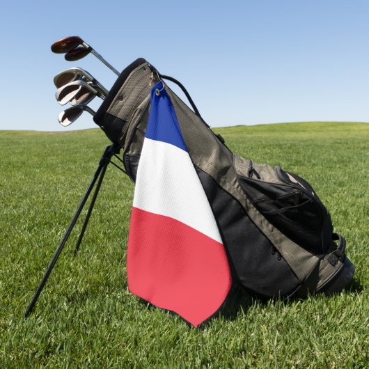 Serviette De Golf Drapeau de la France (Vert)
