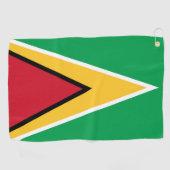 Serviette De Golf Drapeau de la Guyane (Horizontal)