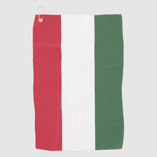 Serviette De Golf Drapeau de la Hongrie (Devant)