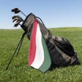 Serviette De Golf Drapeau de la Hongrie (Vert)