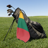Serviette De Golf Drapeau de la Lituanie (Vert)