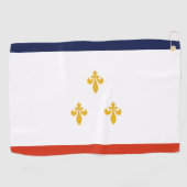 Serviette De Golf Drapeau de La Nouvelle-Orléans (Horizontal)