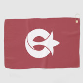 Serviette De Golf Drapeau de la préfecture d'Aichi, Japon (Horizontal)
