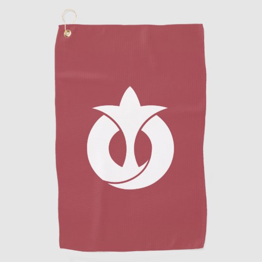 Serviette De Golf Drapeau de la préfecture d'Aichi, Japon (Devant)