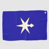 Serviette De Golf Drapeau de la préfecture de Chiba, Japon (Horizontal)