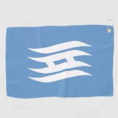 Serviette De Golf Drapeau de la préfecture d'Osaka, Japon (Horizontal)