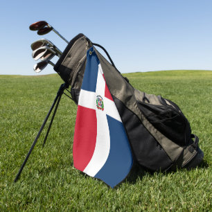Serviette De Golf Drapeau de la République Dominicaine