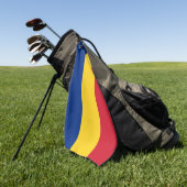 Serviette De Golf Drapeau de la Roumanie (Vert)
