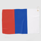 Serviette De Golf Drapeau de la Russie (Horizontal)