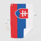 Serviette De Golf Drapeau de la Slovaquie (En situation)
